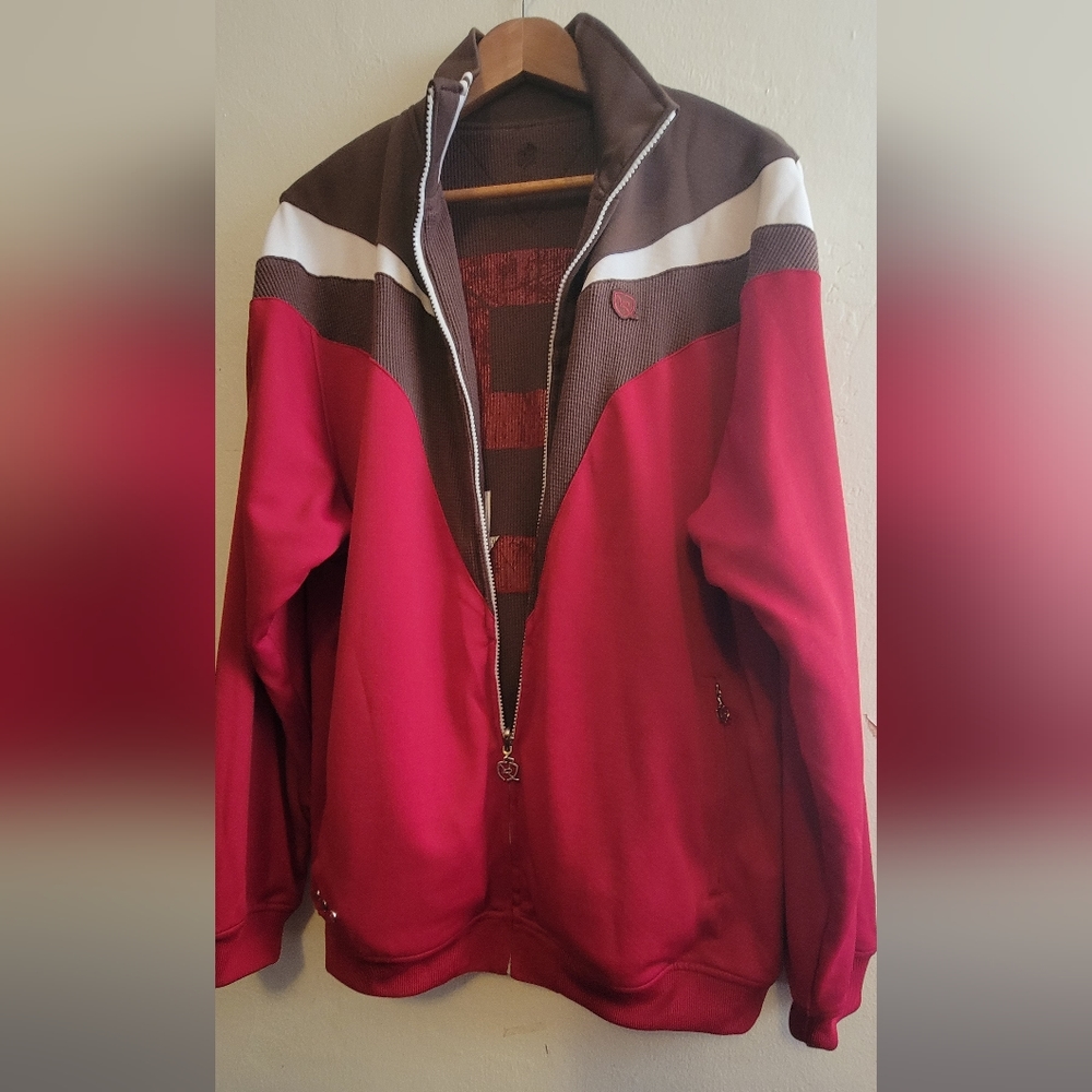 Rocawear Reversible Men Jacket, Medium, Brown/Red… - image 5